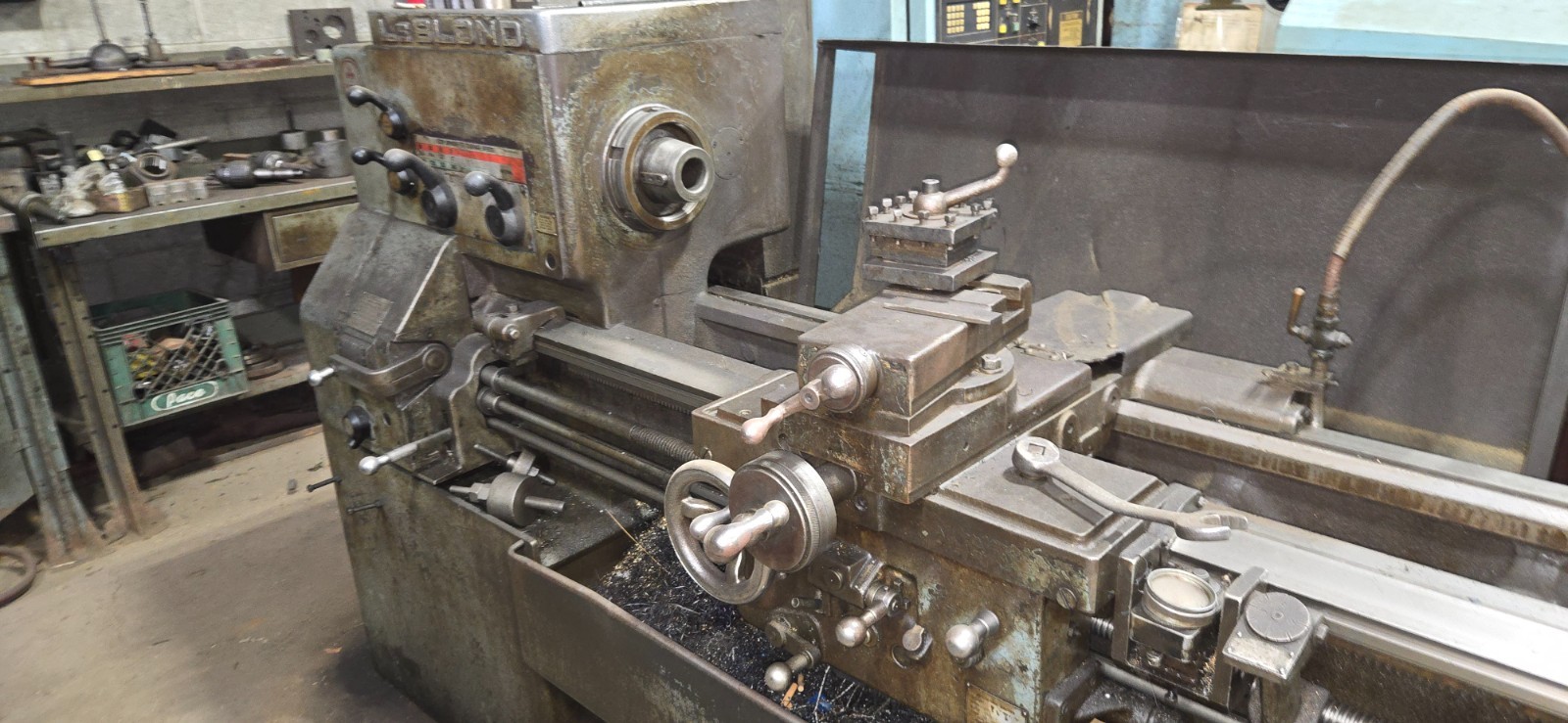 LEBLOND, REGAL ,19 X 110, CHUCKS , STEADY REST, INCH THREADING