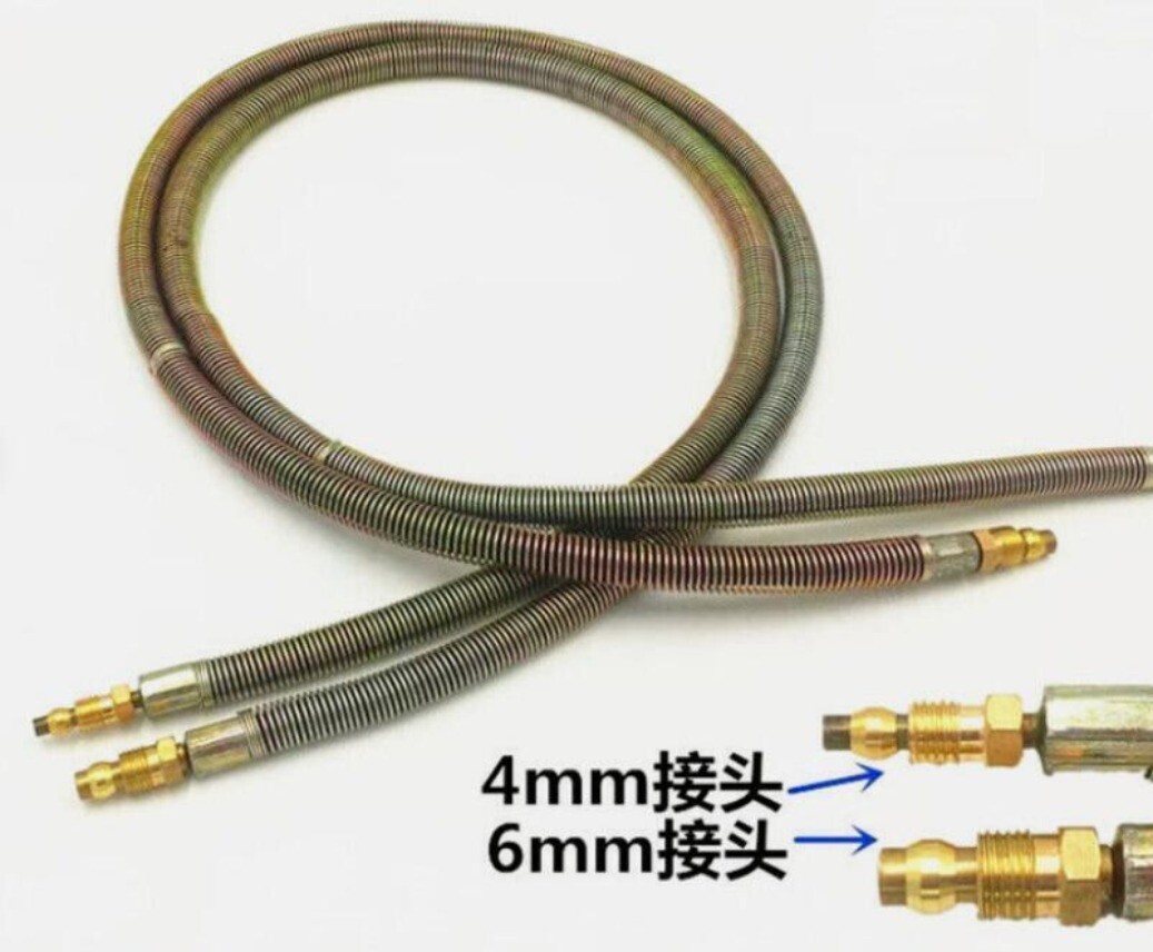 1pc Milling Machine Oil Tube Line Metal Spring Cloth Sheath Hose CNC Mill