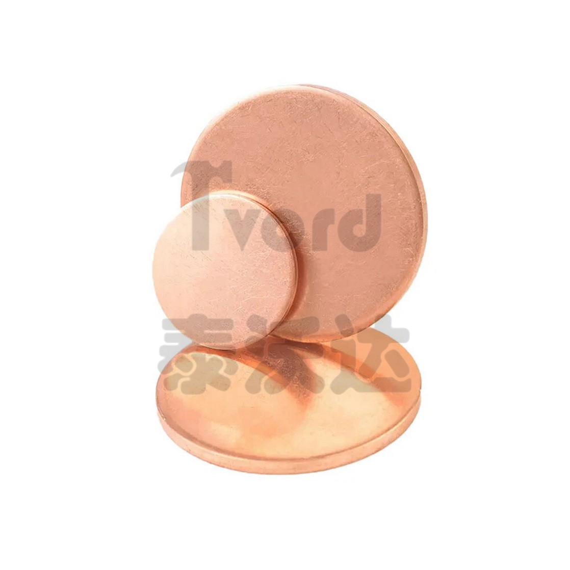 Solid Pure Copper Disc Blank Cut Round Sheet Plate Thick 0.5-3mm Dia 10mm-200mm