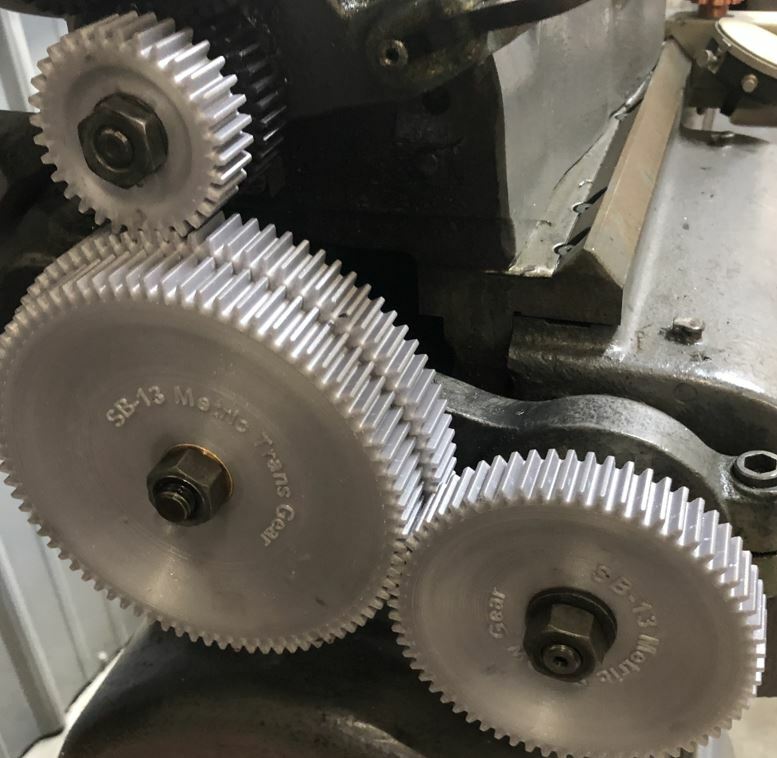 SOUTH BEND 13 Metal Lathe, METRIC Thread Cutting Gear Set!
