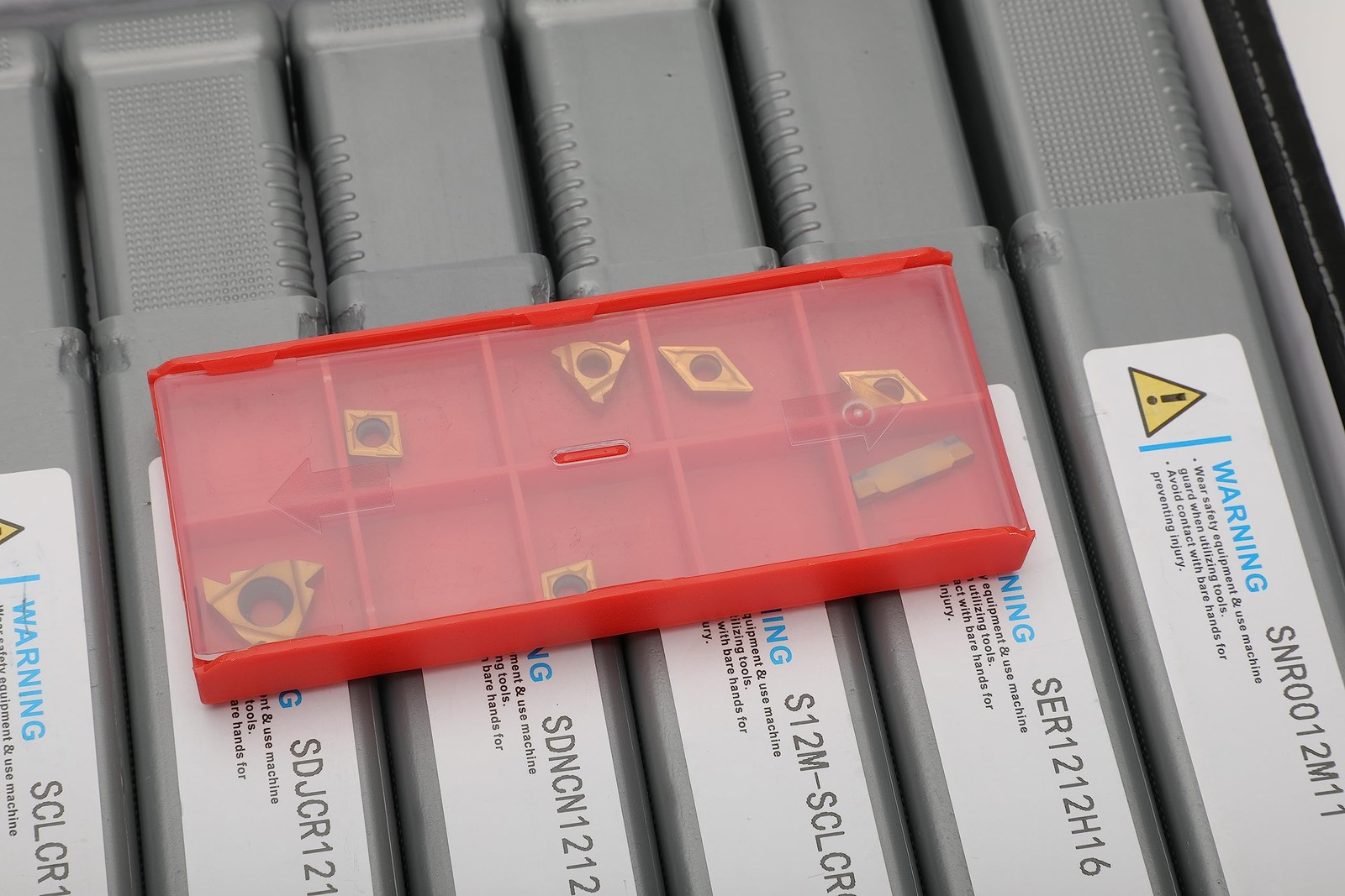 Lathe Turning Tool Kit 21Pcs: 12mm Shank, 7 Holders, 14 Carbide Inserts