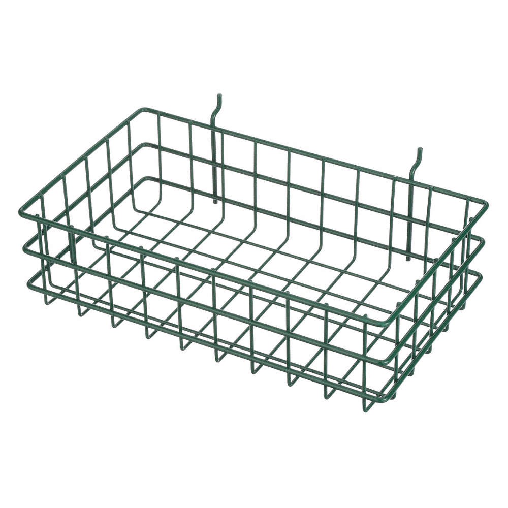 MARLIN STEEL WIRE PRODUCTS 923-08 Storage Basket,Rectangular,Stainless 52JA86