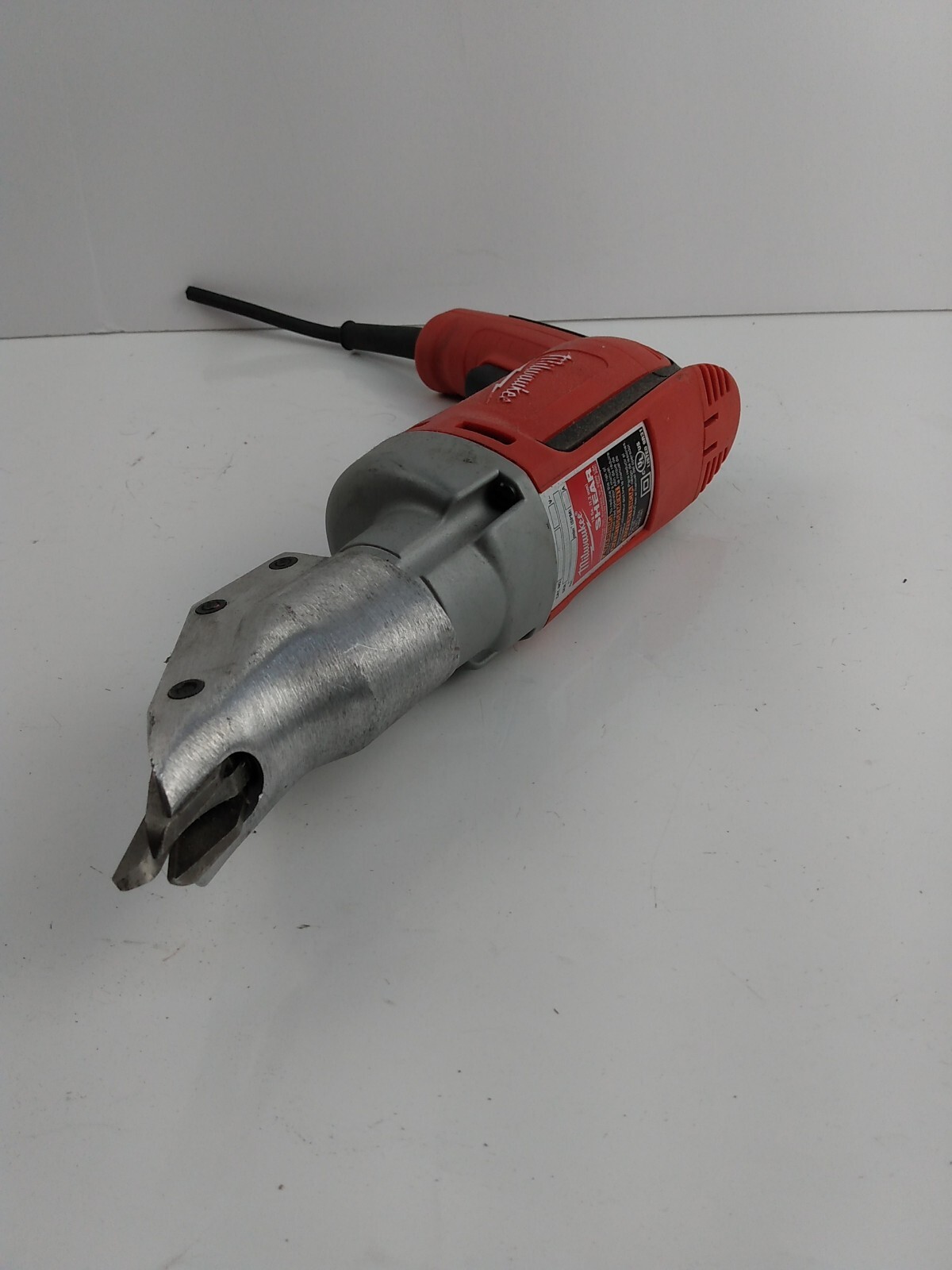 Milwaukee 6852-20 BROKEN Corded 18-Gauge Sheet Metal Shear 6.8 Amp Motor BROKEN