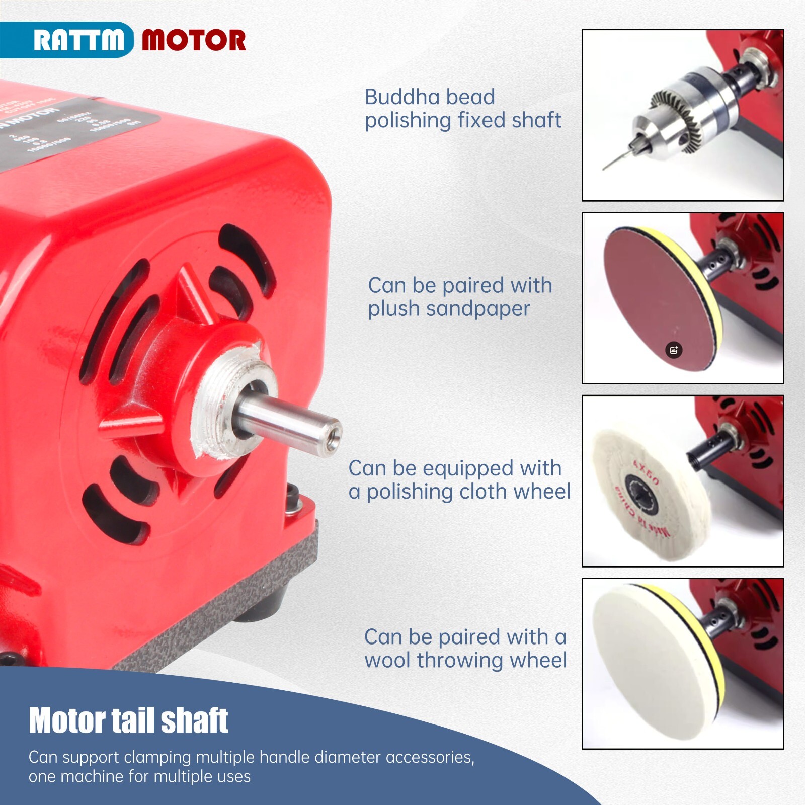 US SHIP】680W 110V Pearl Polishing Drilling Machine 500-15000RPM 0.3-4mm Collet