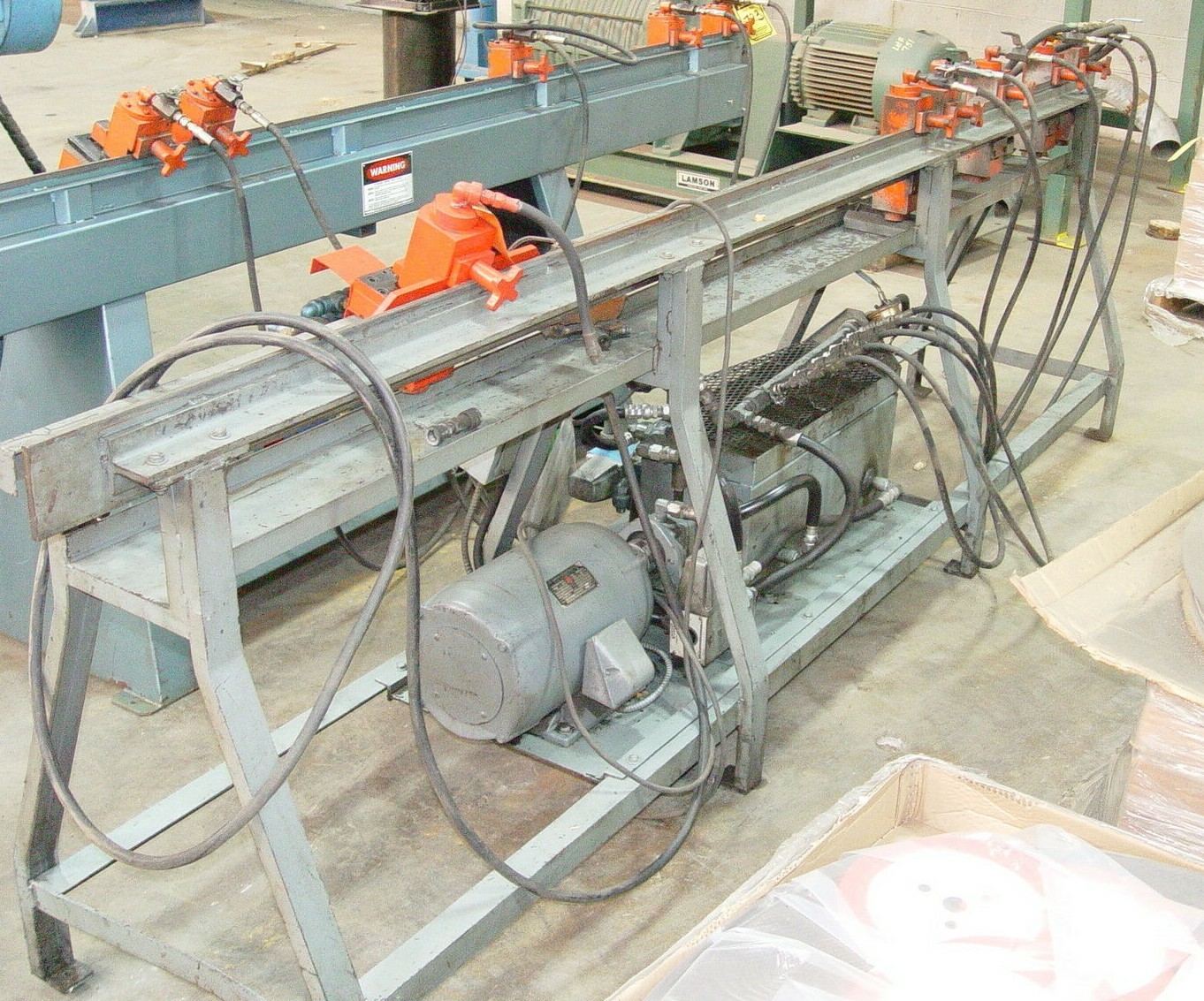 Lockformer 10′ x 18 Gage ‘S’ Drive 5 Head Speed Notcher for Sheet Metal