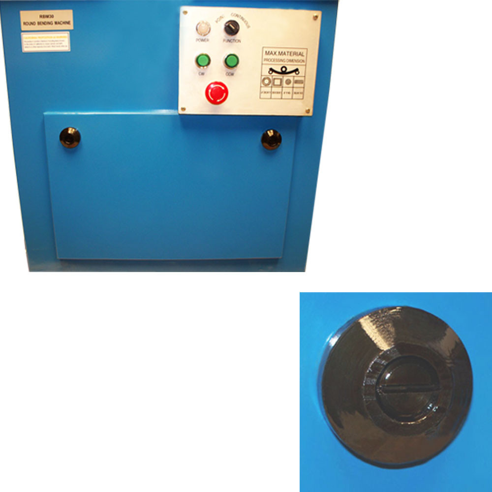 3 Phase Induction 1.5HP Ring Roller Pinch Roll Bender Bending Machine 1-1/4″