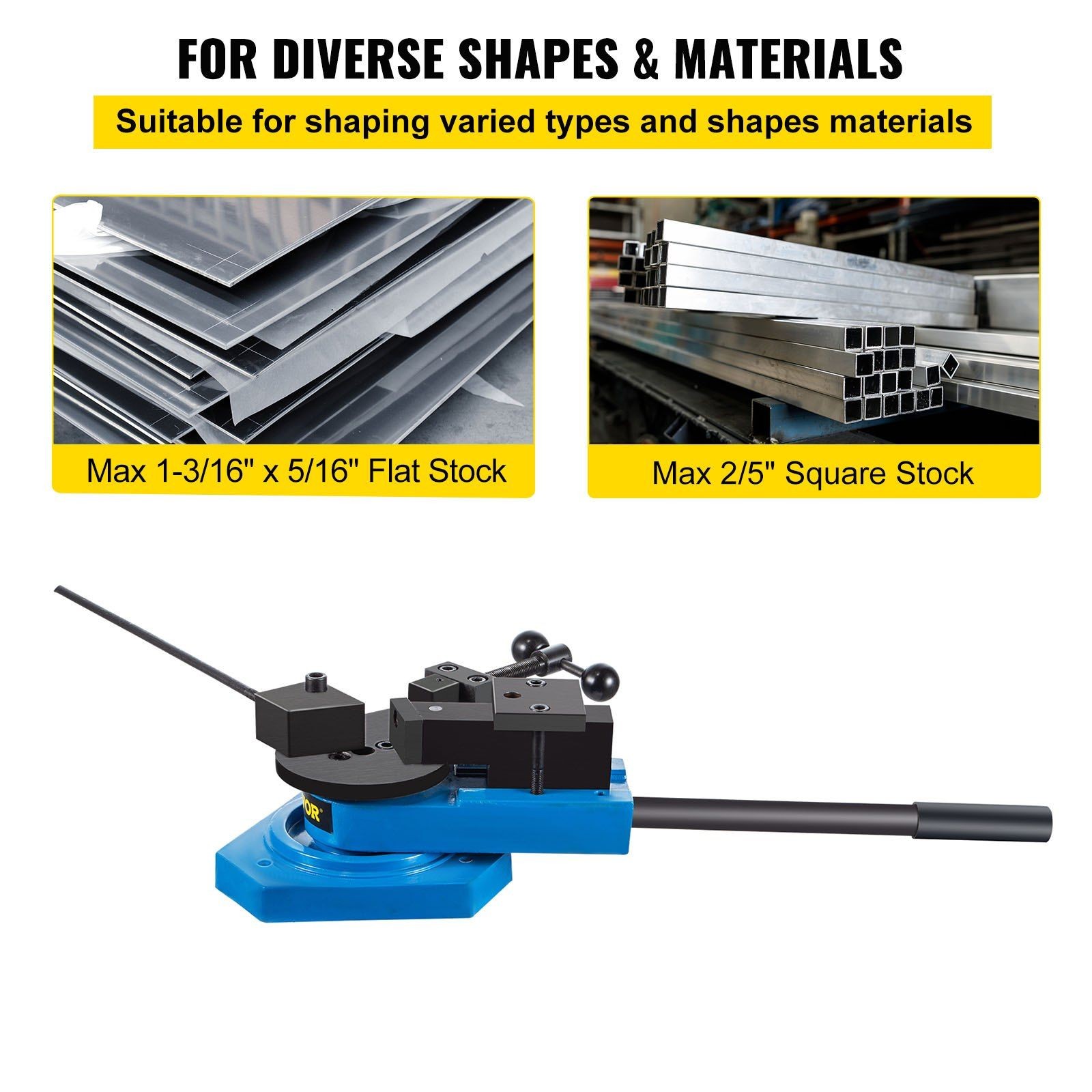 SBG-40 Precision Manual Rod Bender for Steel Brass Aluminum Scroll & Angle Work
