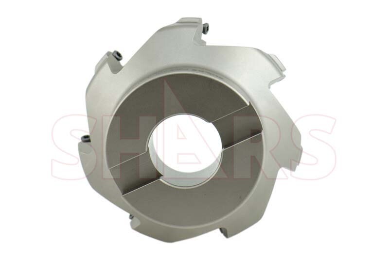 Shars 4″ 45° Indexable Face Mill for OFKT Insert 7 Flutes 2 OAH NEW P[