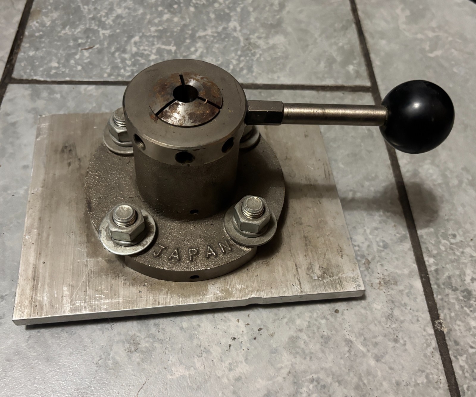 Pair of 5C Collet Closers (one missing collet holding nut) made in Japan