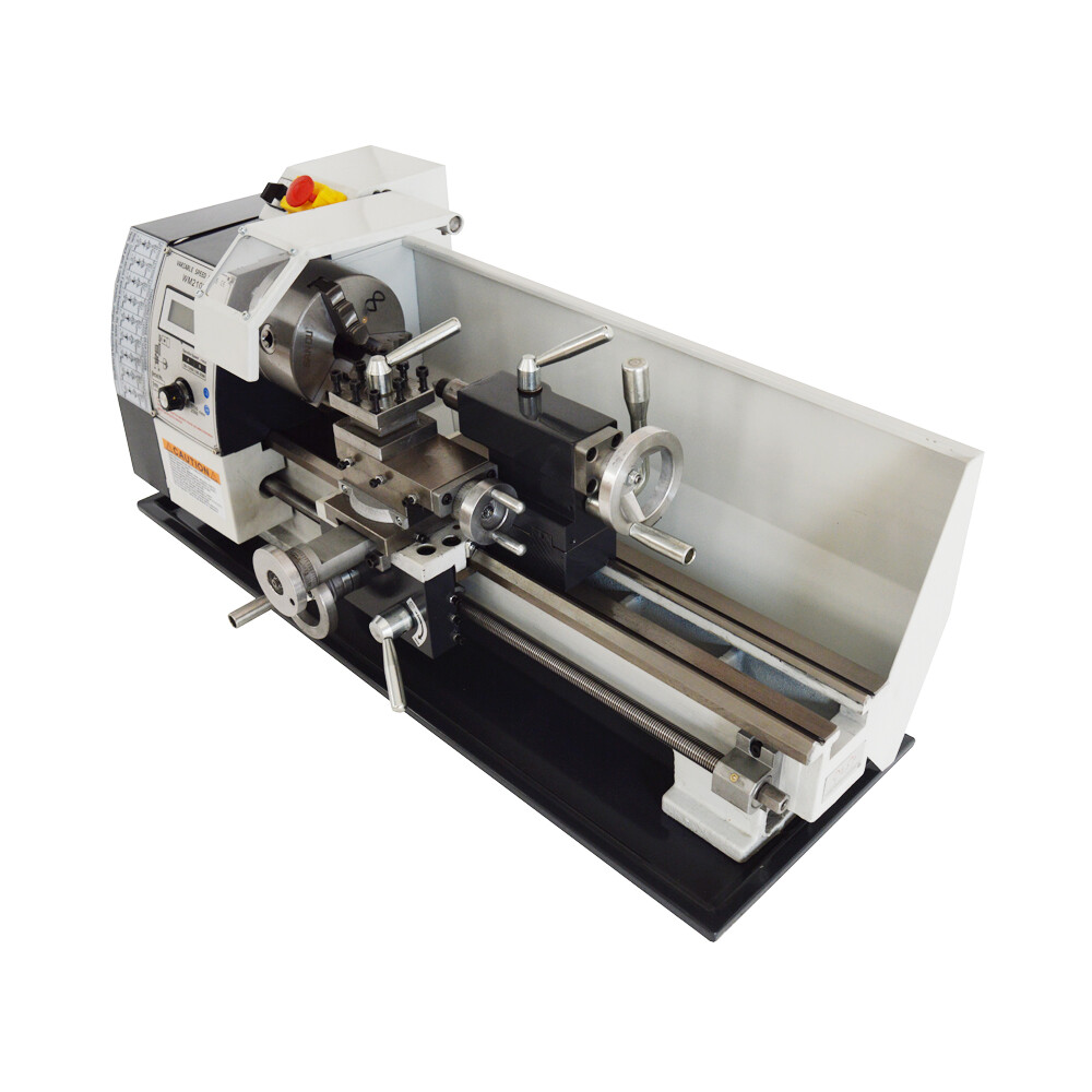 110V Precision Metal Lathe Teaching Lathe Metric Thread Version WM210V 900W