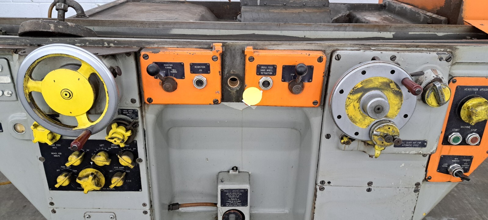 BROWN & SHARPE NO. 1 521-1-425 SURFACE GRINDER 480V PHASE 3 GE MOTOR