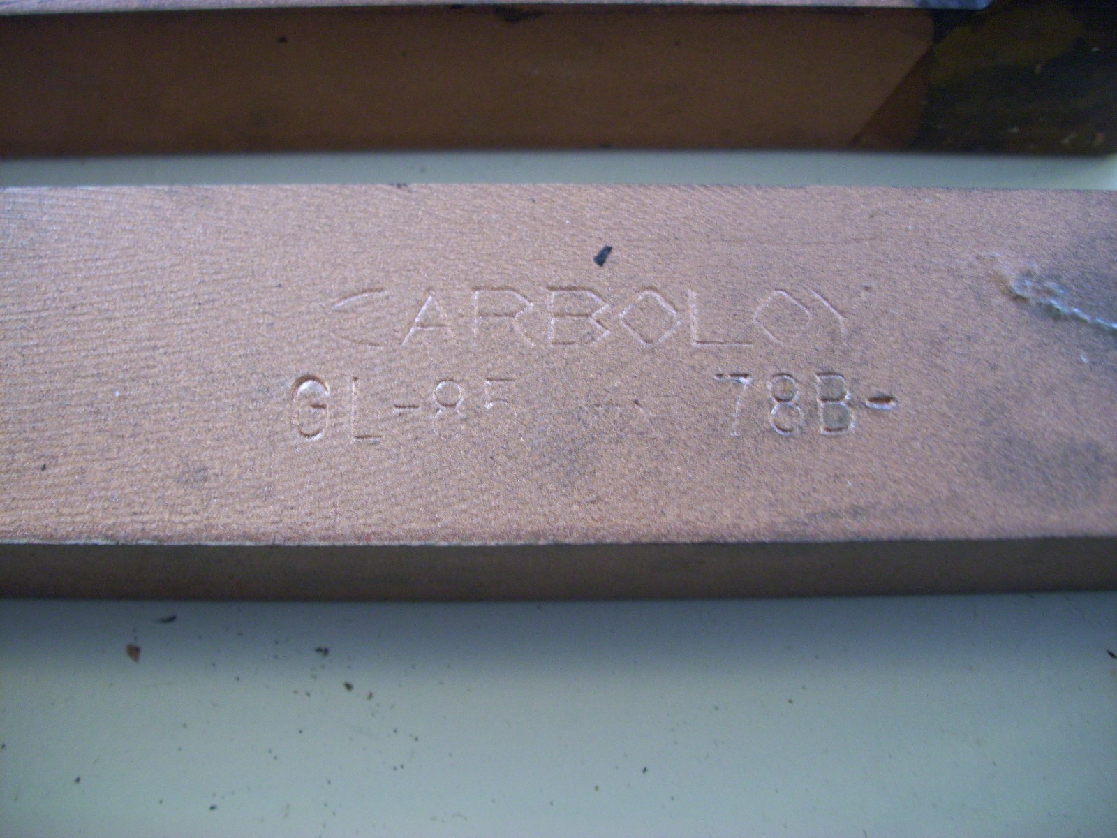 2 Carbaloy NOS 8″ Cemented Carbides Cutting Tools GL-85 78B Metal Lathe Boxed