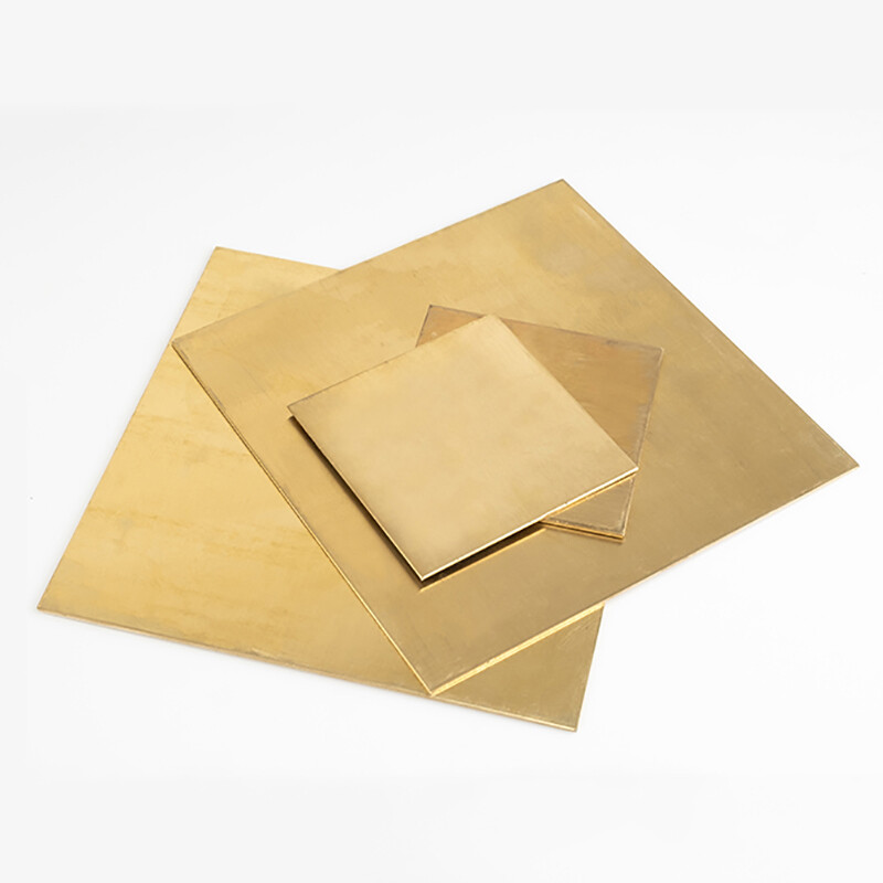 Brass Sheet Plate Block 0.5/0.8/1/1.2/1.5/2/2.5/3/4/5/6mm Thick DIY Model Making
