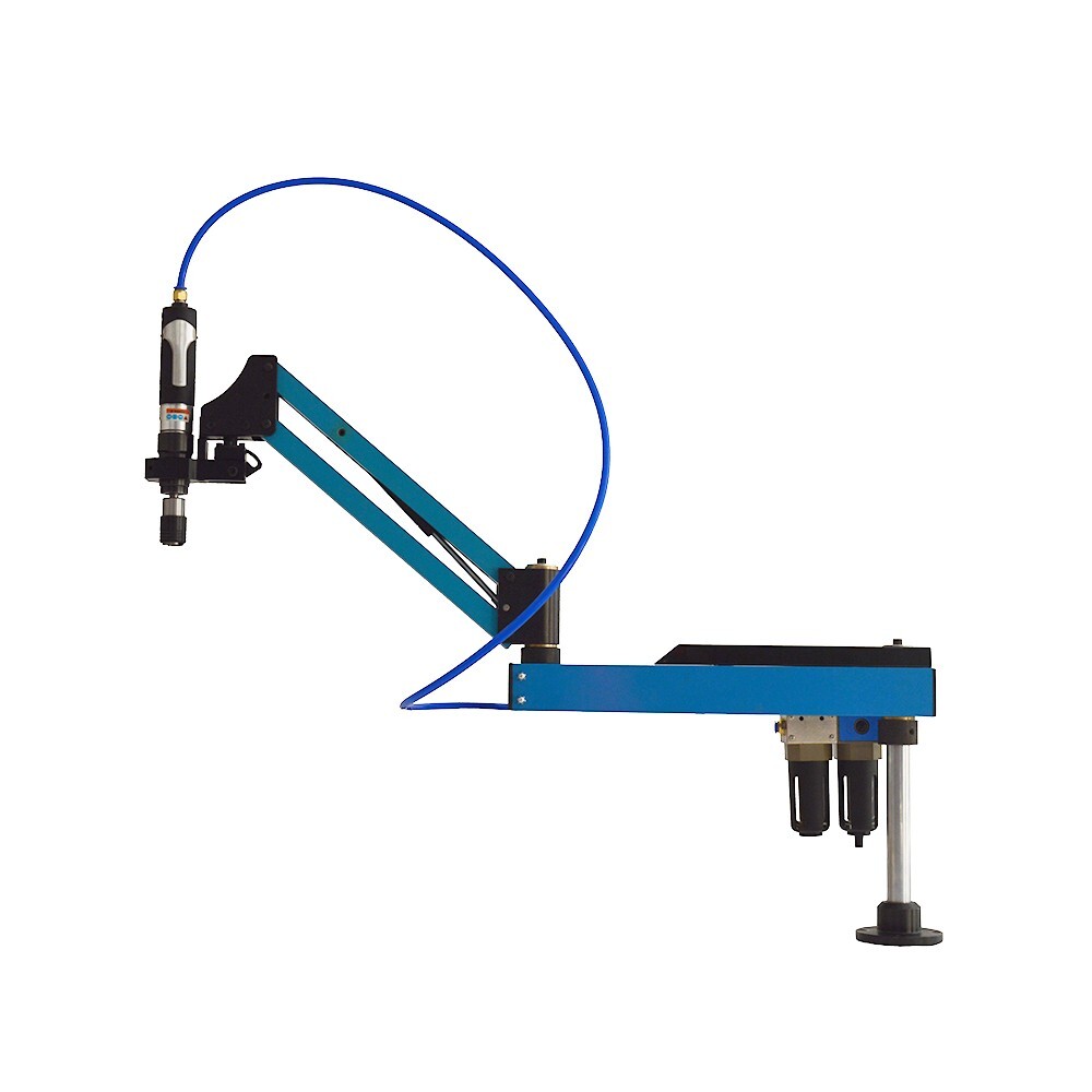 Pneumatic Vertical Tapping Machine Drilling Threading Tool Flexible Arm M3-M12