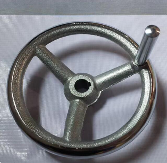 Lathe Bakelite Three-wheel Handwheel Cast Iron Chrome Metal Handwheel MillingCNC