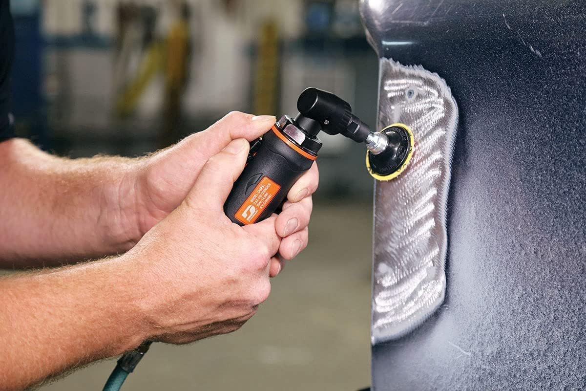 Dynabrade (DGR51) 0.5 Hp Right Angle Die Grinder | 1/4″ 3-Piece Collet, 14000 RP