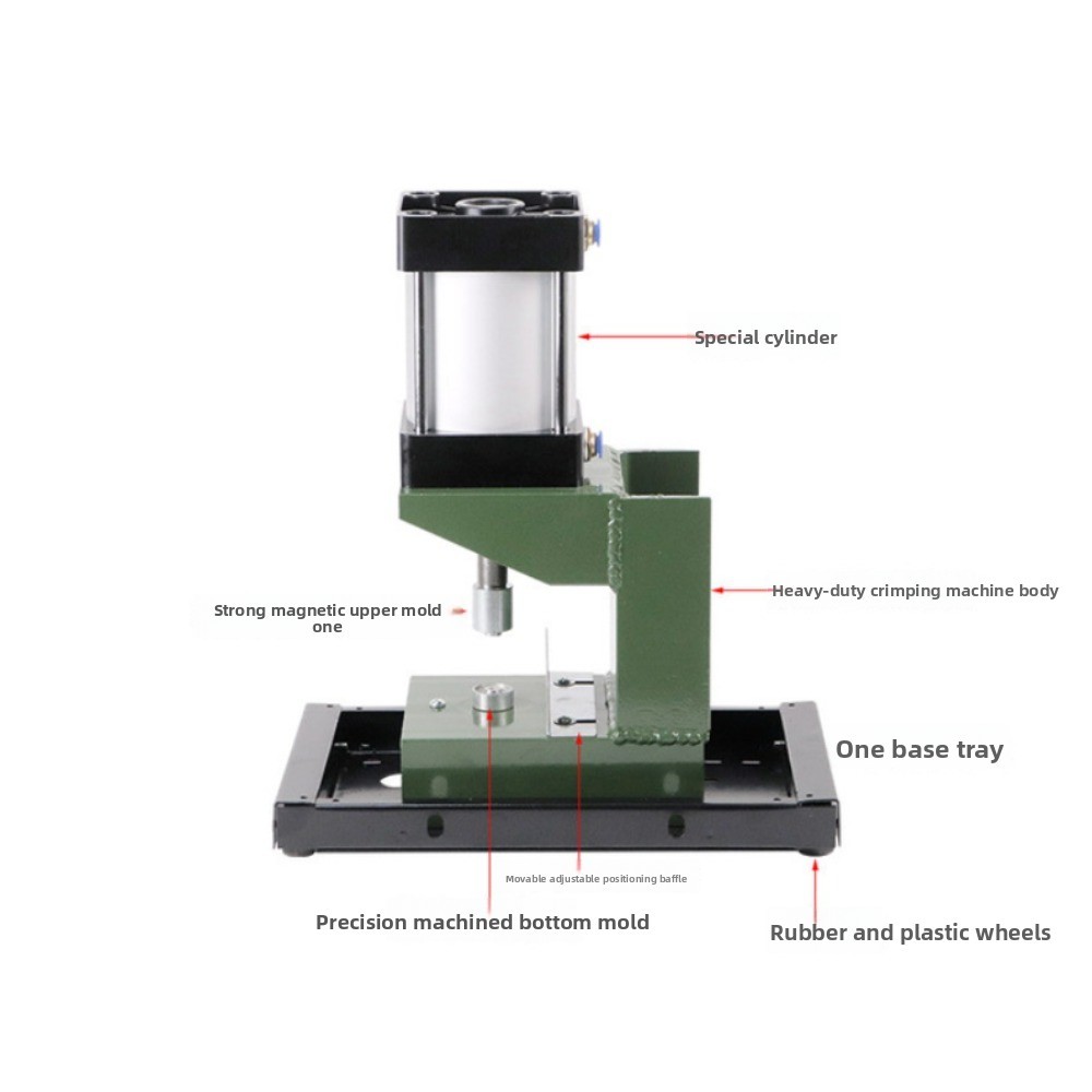 Pneumatic Punching Machine Grommet Eyelet Press Machine for Tarpaulin Canvas BES