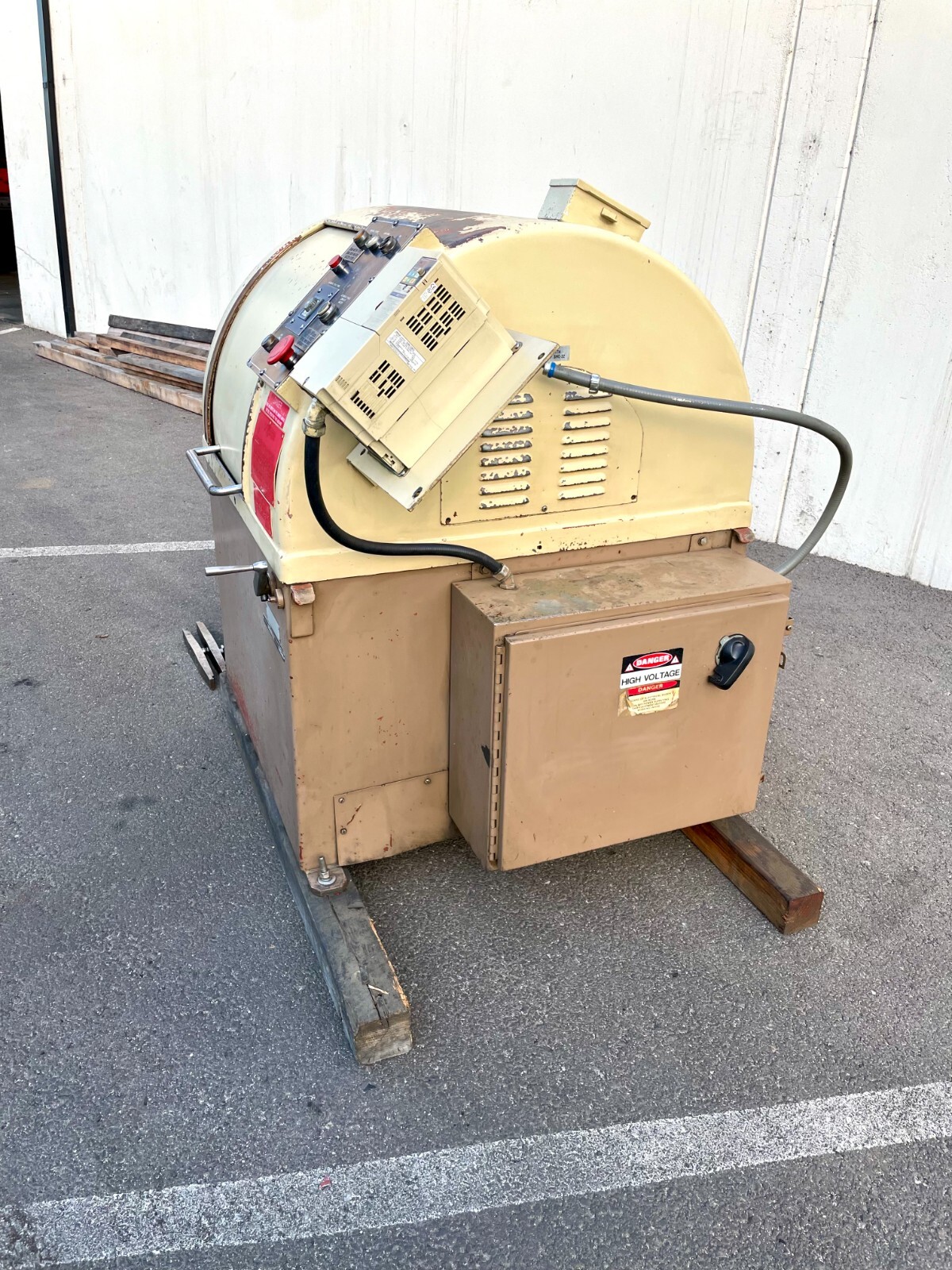 Timesaver HZ-30 Rotary Tumbler Deburring Machine 4 Bin Variable Speed
