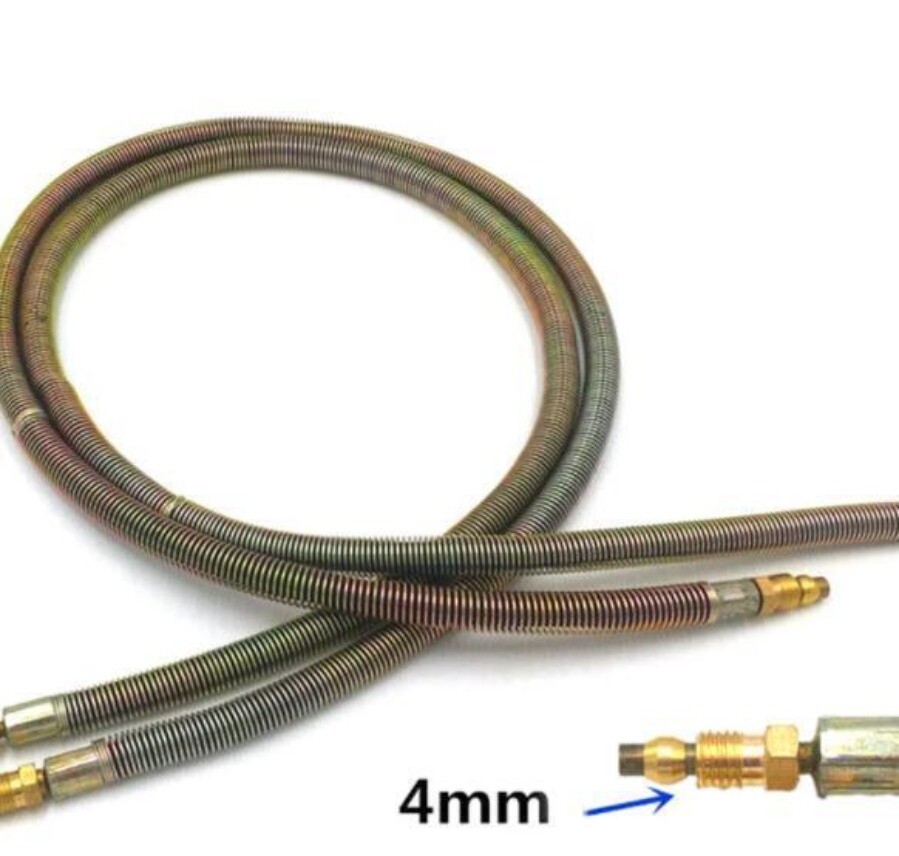 1pc Milling Machine Oil Tube Line Metal Spring Cloth Sheath Hose CNC Mill