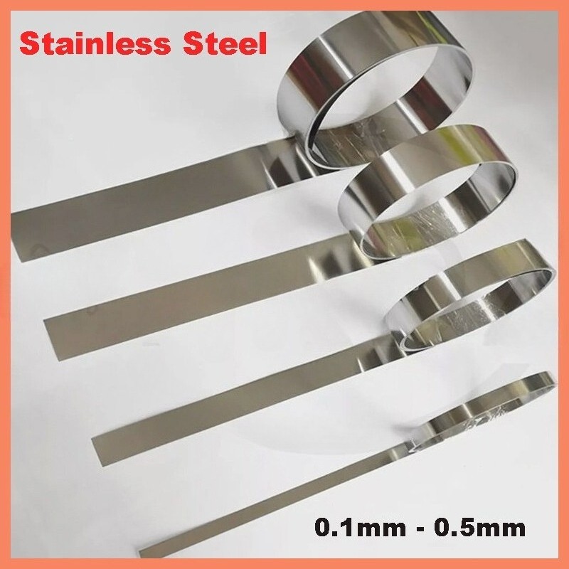 0.1 -1mm Stainless Steel Foil Sheet Width 5mm-100mm Fine Plate Strip Steel Roll
