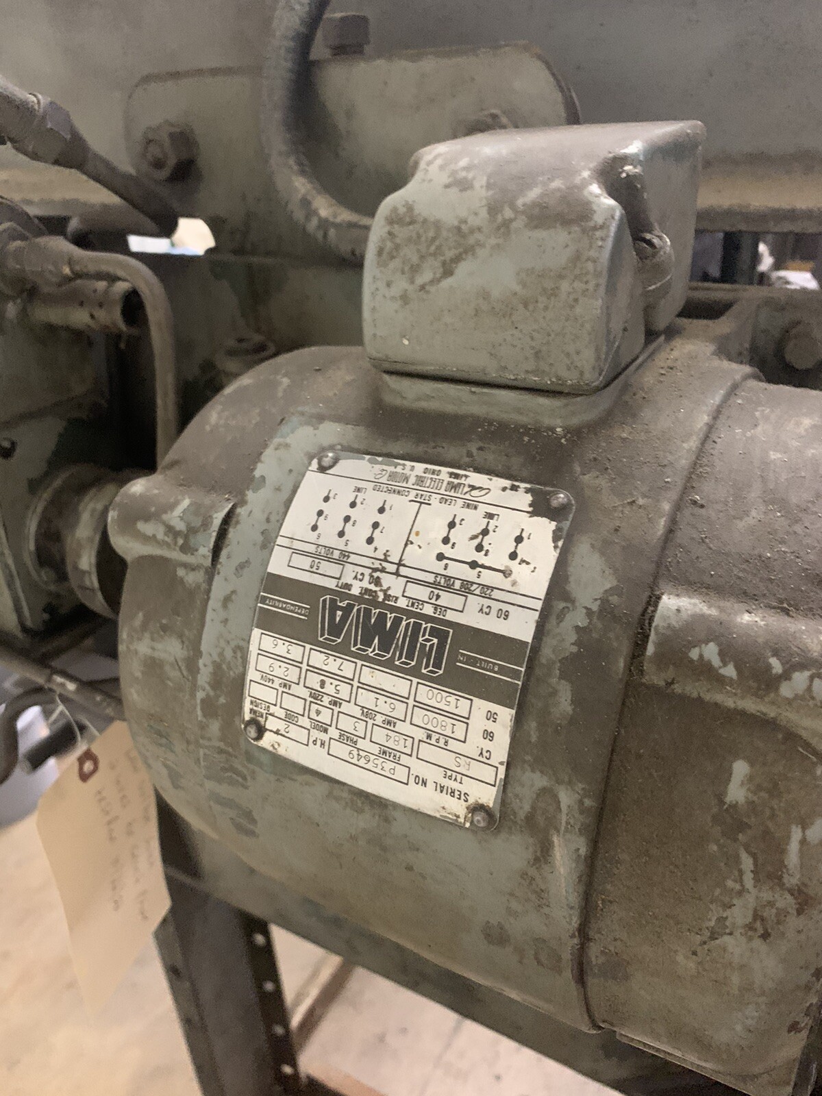 Dake 50 Ton H-Frame Press Model 5-050 Elec/ HYD 2 HP Pump Movable Head 3 PH