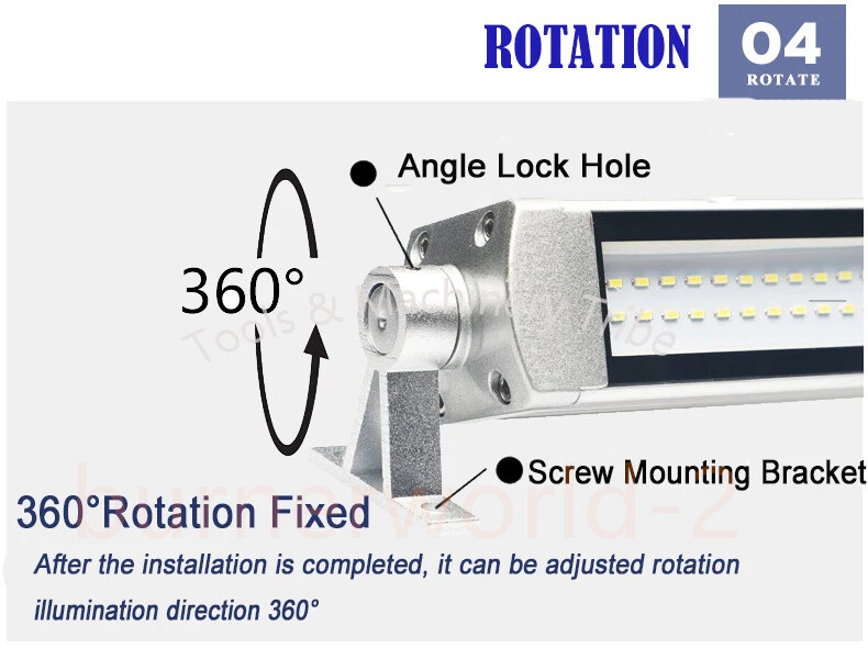 LED Milling CNC Machine Tool Light Workshop Working Lamp lathe lamp 24V~36V