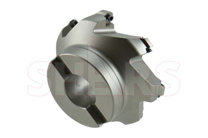 Shars 4″ 45° Indexable Face Mill for OFKT Insert 7 Flutes 2 OAH NEW P[