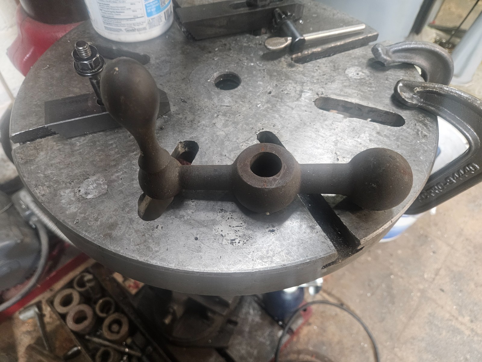 Classic Balanced Hub Mount Crank Handle Lathe machinery