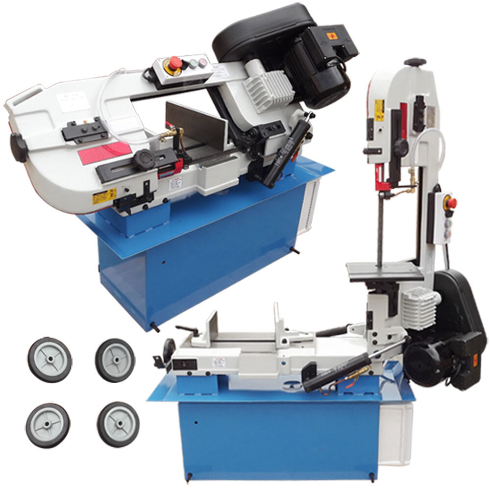 7×12 Band Saw Horizontal Vertical Metal Cutting Cutter Hydraulic Down Feed 110V