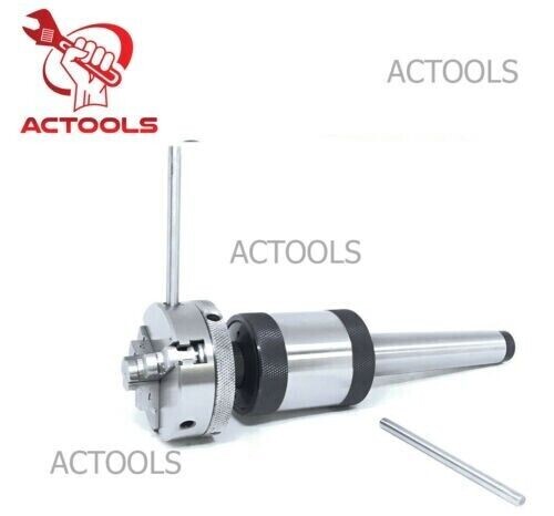 2MT Revolving Center 3 Jaw 2-1/2″ 65mm Self Centering Baby Lathe Chuck US