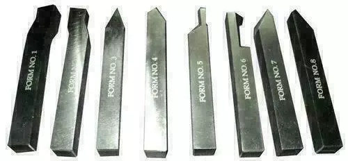 12MM HSS FORM TOOL SET OF 8 PCs SQUARE SHANK HSS ZEALINDUSTRIES