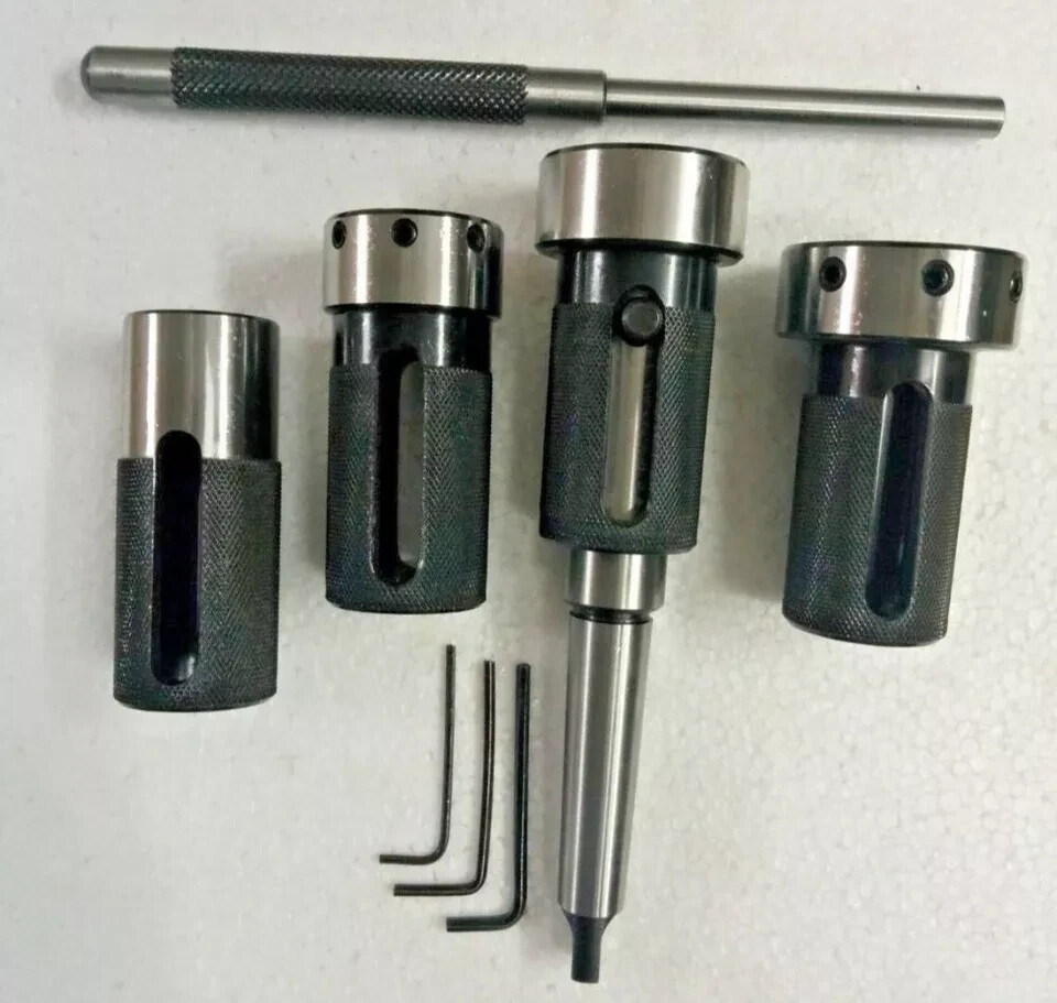 LATHE TAILSTOCK DIE HOLDER SET OF 4 FLOATING TYPE MT3 SHANK ZEALINDUSTRIES