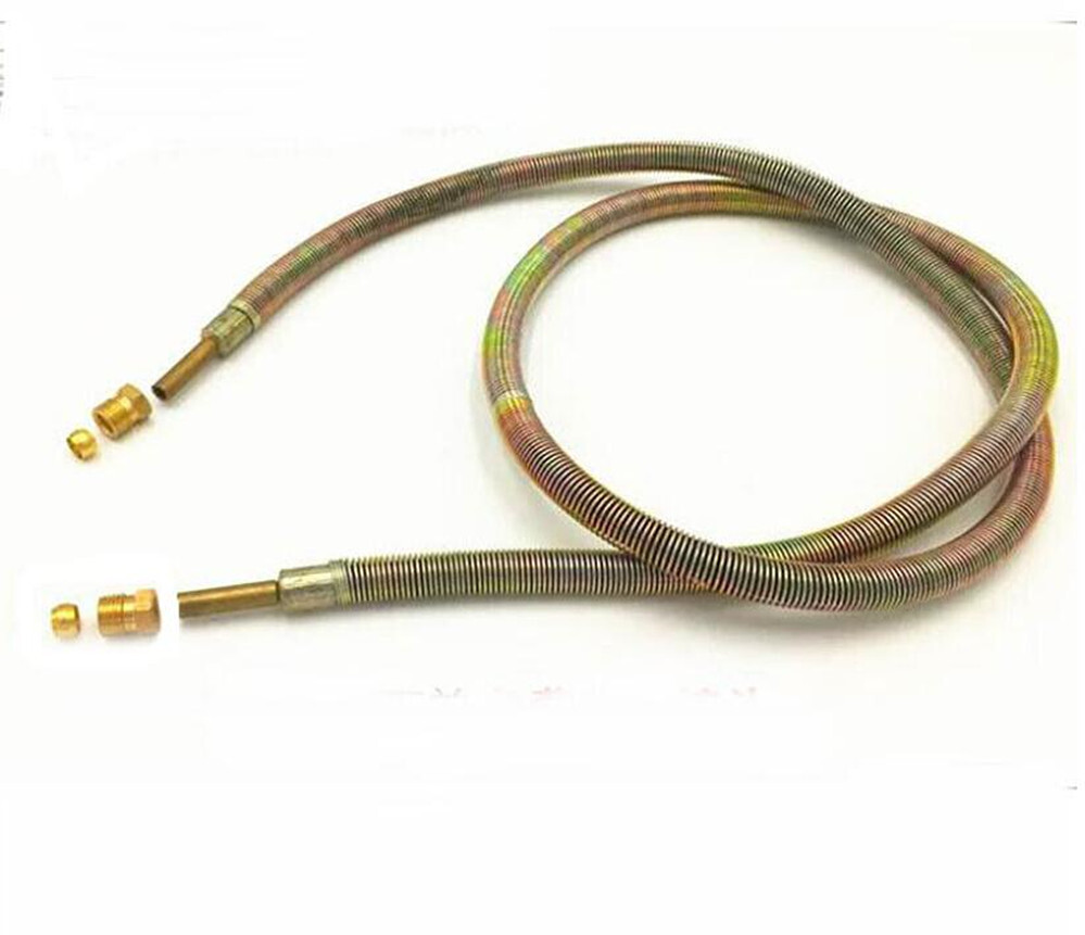 Bridgeport Milling Machine Oil Tube Line Metal Spring Cloth Sheath Hose 650*4mm