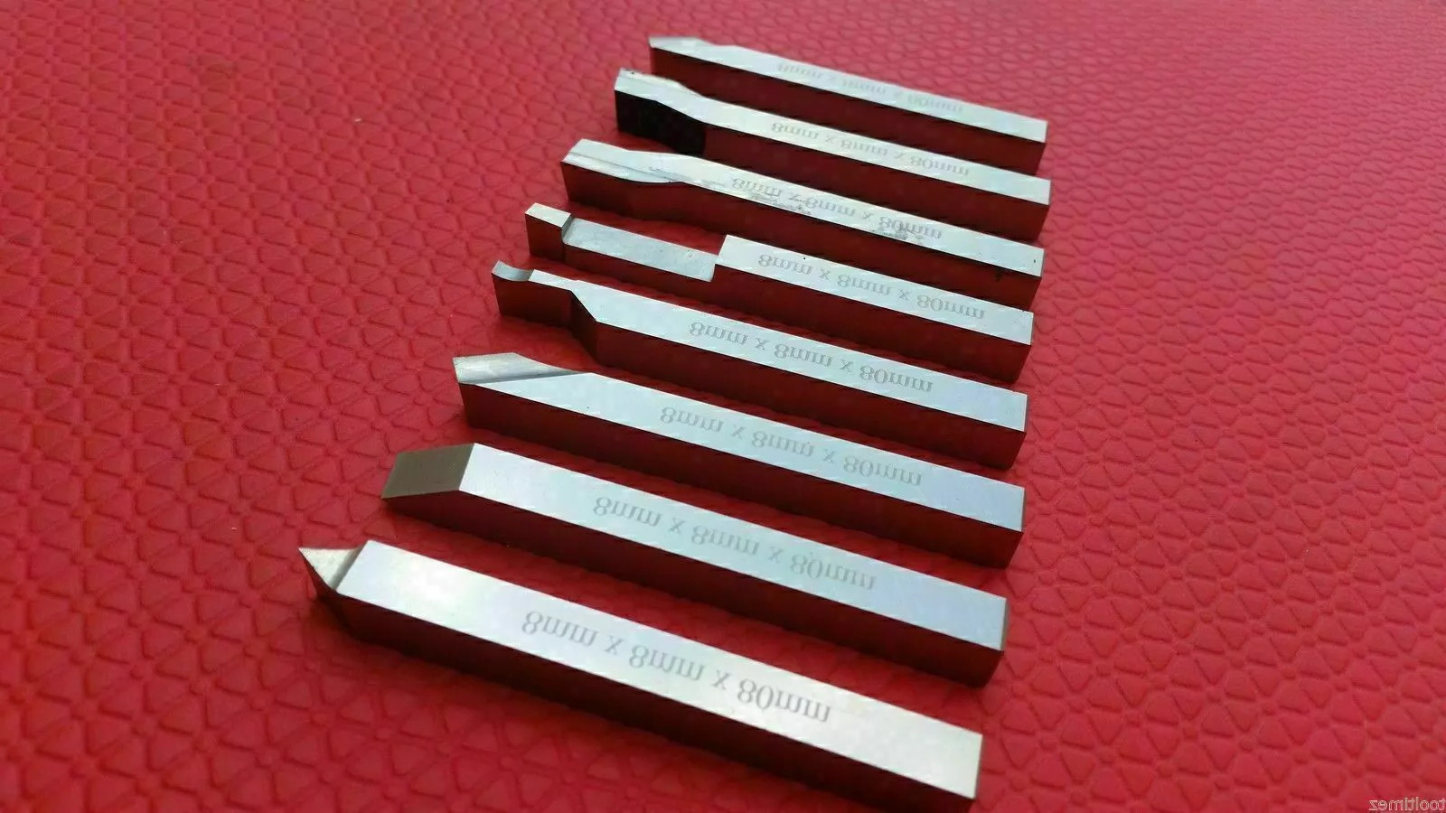 10MM HSS FORM TOOL SET OF 8 PCs SQUARE SHANK HSS ZEALINDUSTRIES