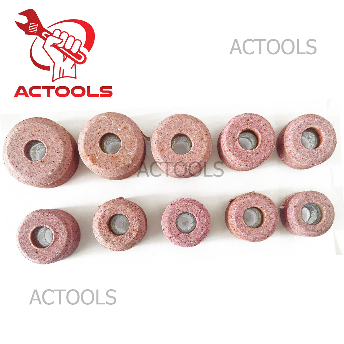 Sioux Valve Seat Pink Grinding Wheels Set 10 Pcs Stone Holder Star Drive 11/16”