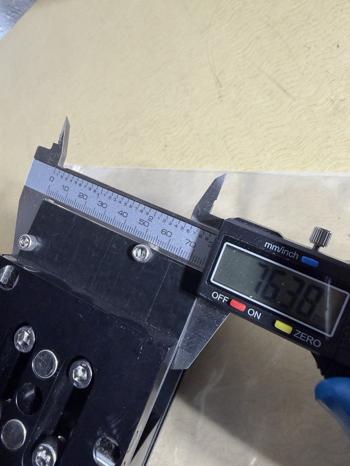 Percent Attenuation Optical Laser Breadboard pulled off PhotoScribe LMS UV Laser