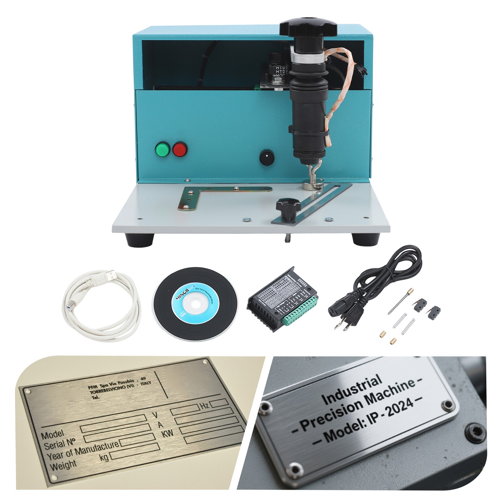 170mm ﻿*100mm ﻿Industrial Electric Metal Plate Marking Machine Nameplate Marker