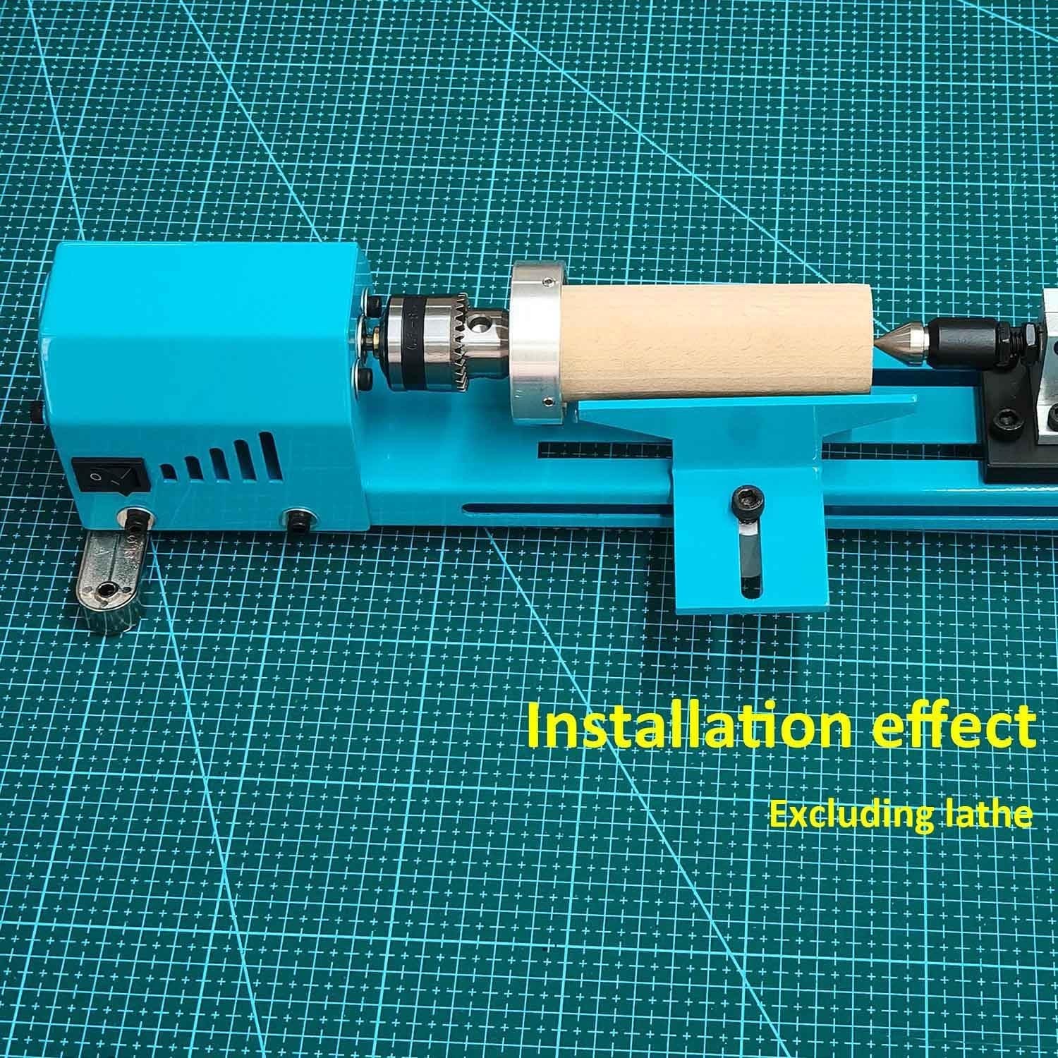 Upgrade Your Lathe: Sturdy Extended Holder for Long Wood Pieces – Easy Install