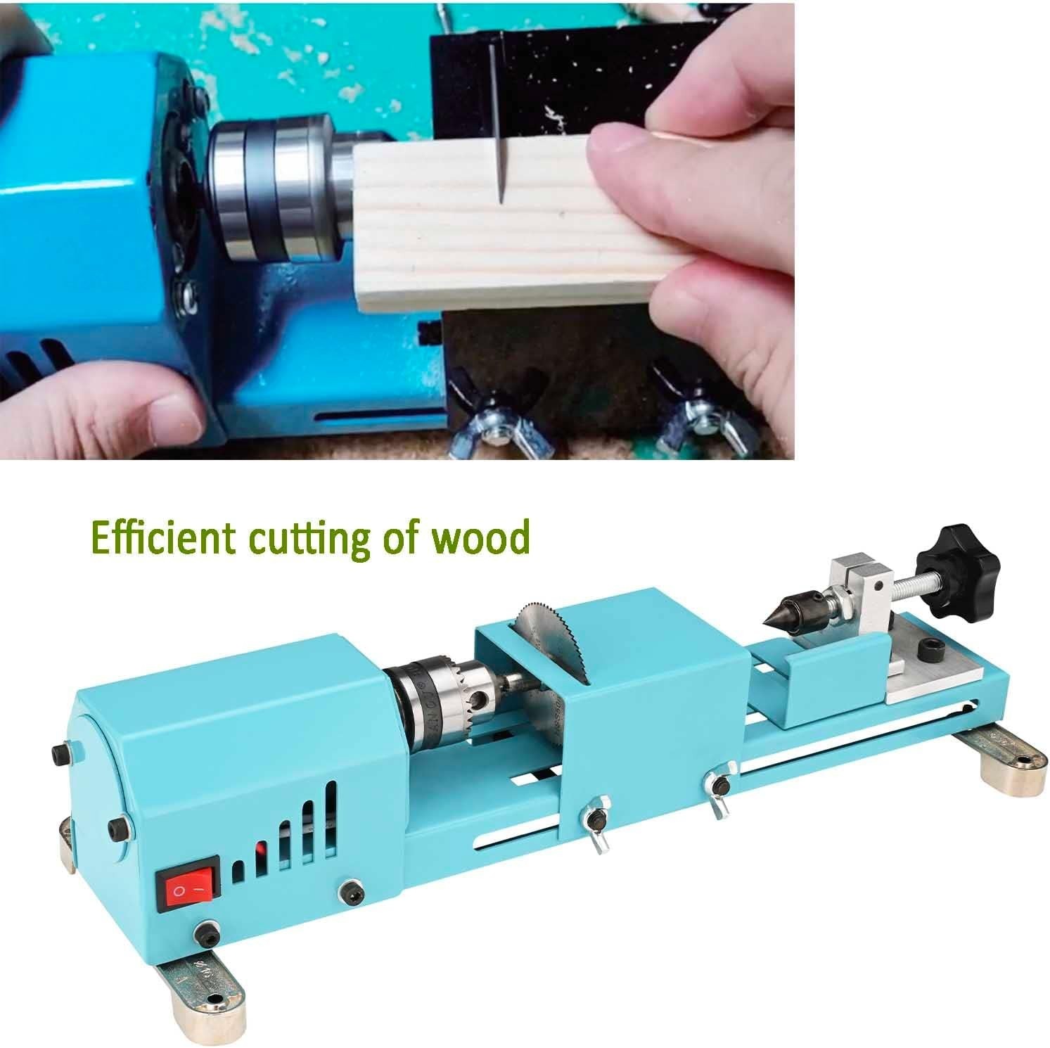 Versatile Wood Lathe for Hobbyists – 7 Speed Professional Mini Lathe Machine