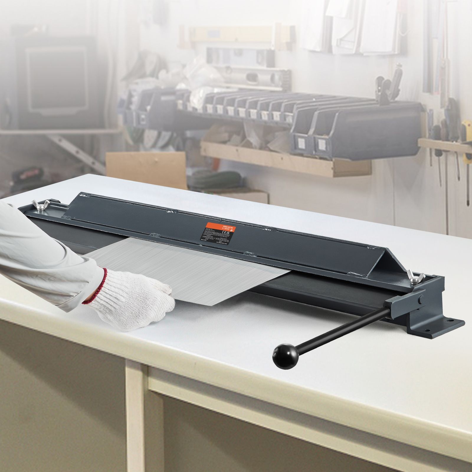 Box and Pan Brake, 48-Inch, 0-130 Degrees Sheet Metal Bending Brake
