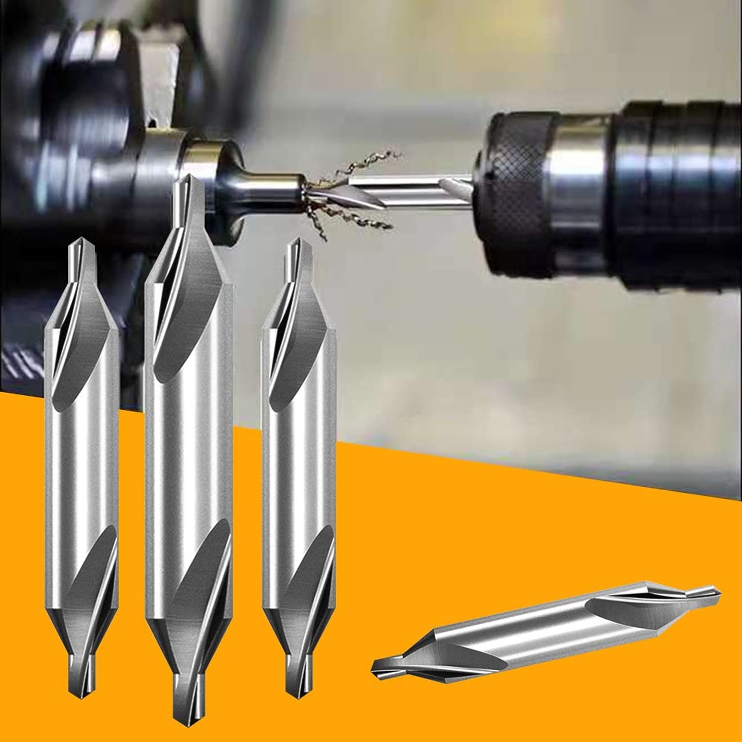 Aleric Center Drill Bits Set – High Speed Steel Center Drill Bit Countersink …