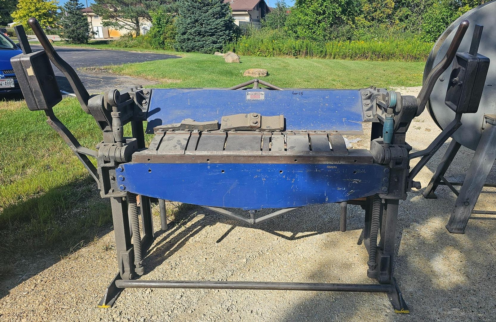 Vintage Whitney Jensen 416 Box & Pan Finger Brake 4′ x 16 Gauge Steel