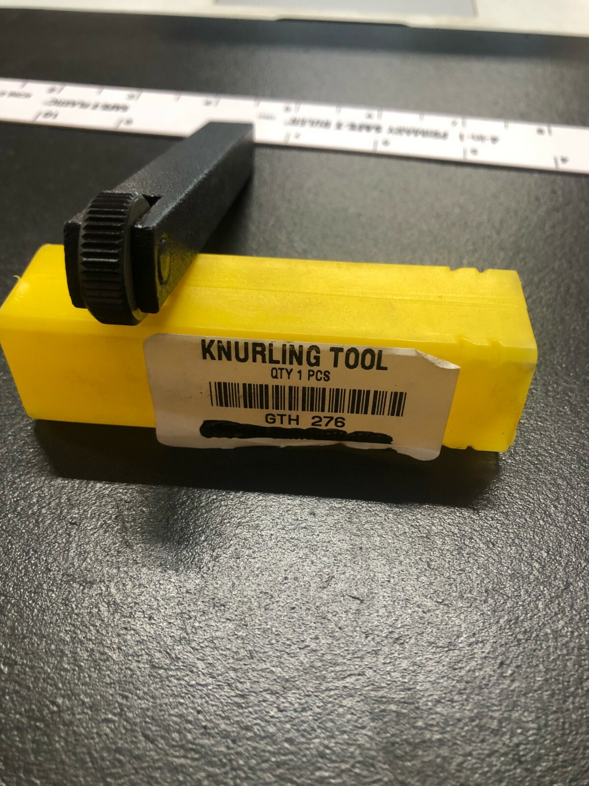 1 NEW SINGLE WHEEL STRAIGHT LINEAR KNURLING TOOL HOLDER 1/2″ x 1/2″ x 4″ (W321)
