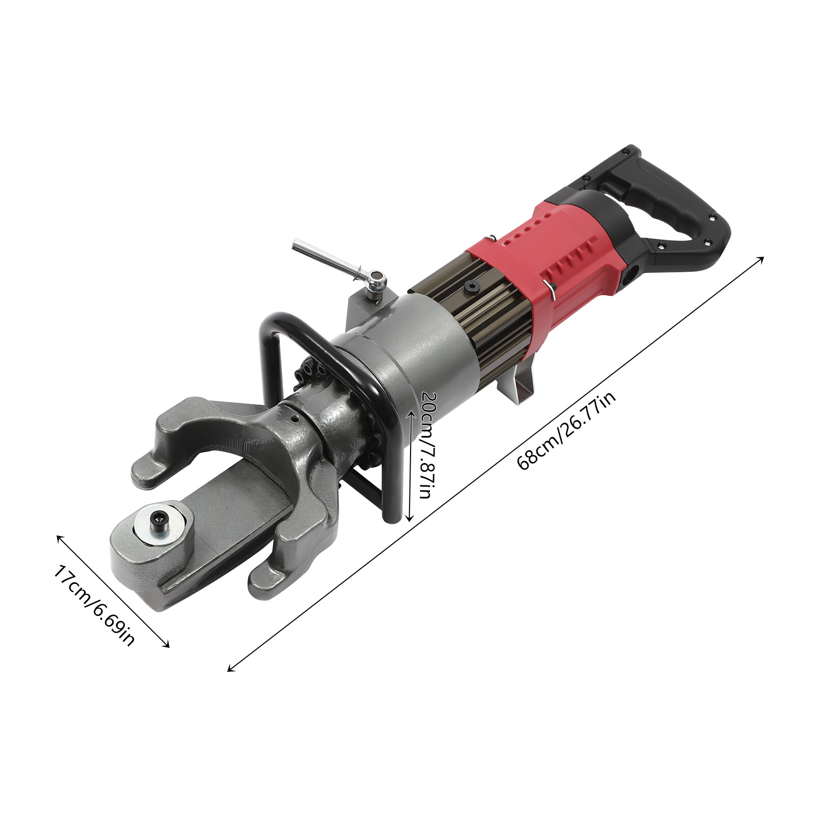 1150W Electric Hydraulic Steel Bar Bending Machine 4-25MM Portable Rebar Range
