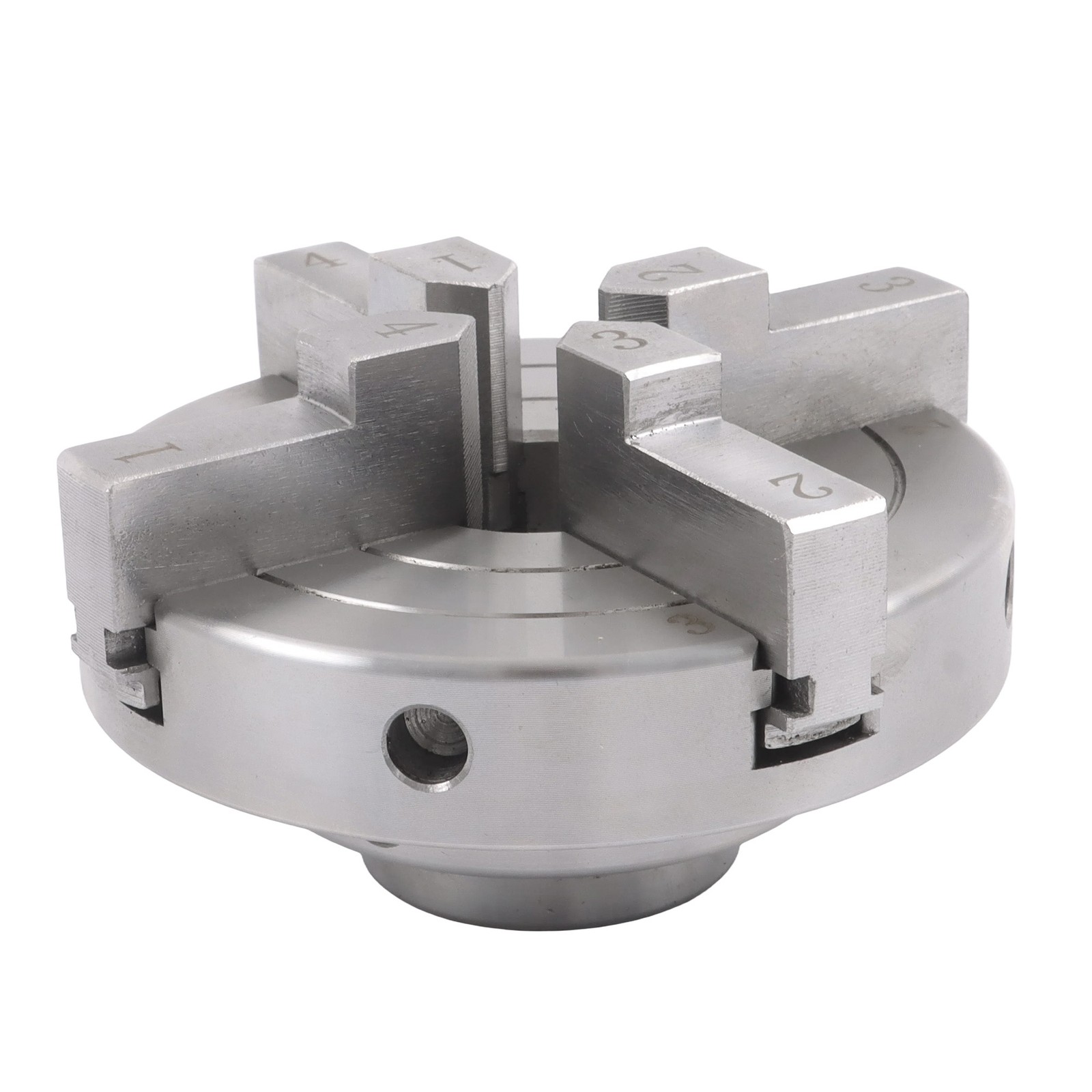 4 Inch Hardened Steel 4 Jaw Lathe Chuck Set 1×8 TPI Self Centering Chuck