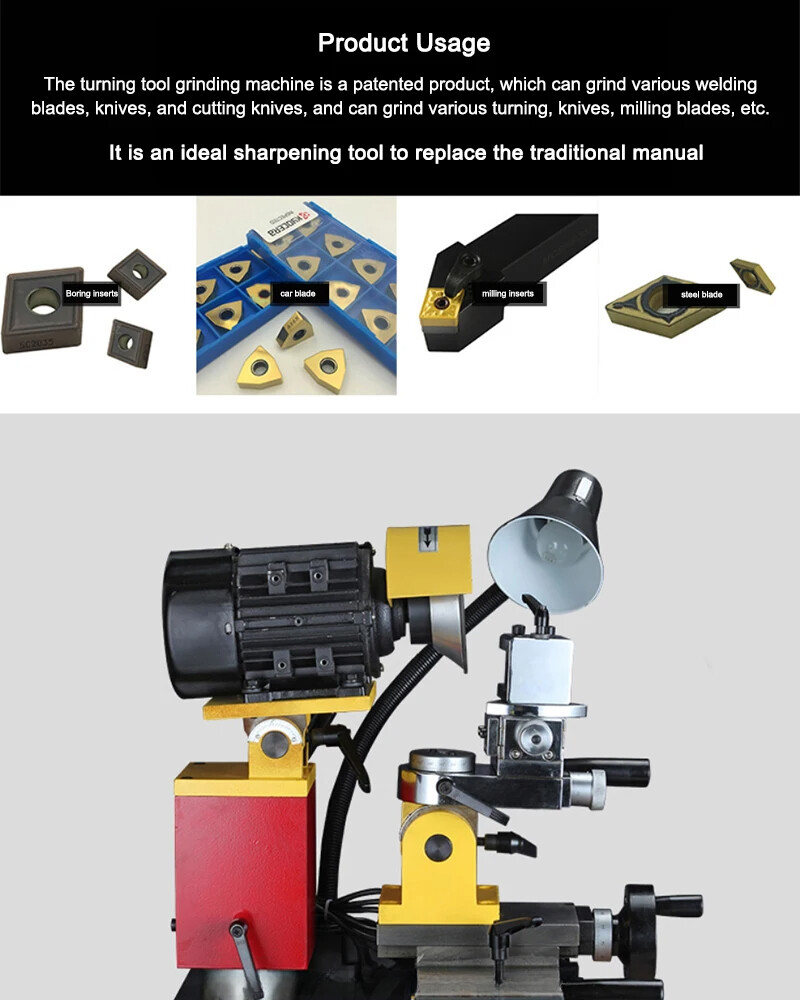 Universal Welding Thread Turning Tool Grinder Boring Tool Repair Grinder