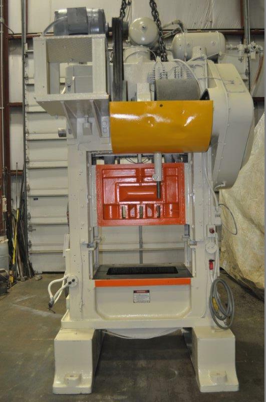 100 TON MINSTER SSDC PRESS 5″ STROKE 18″ SHUT HEIGHT 4″ ADJUSTMENT 50-100 SPM 36