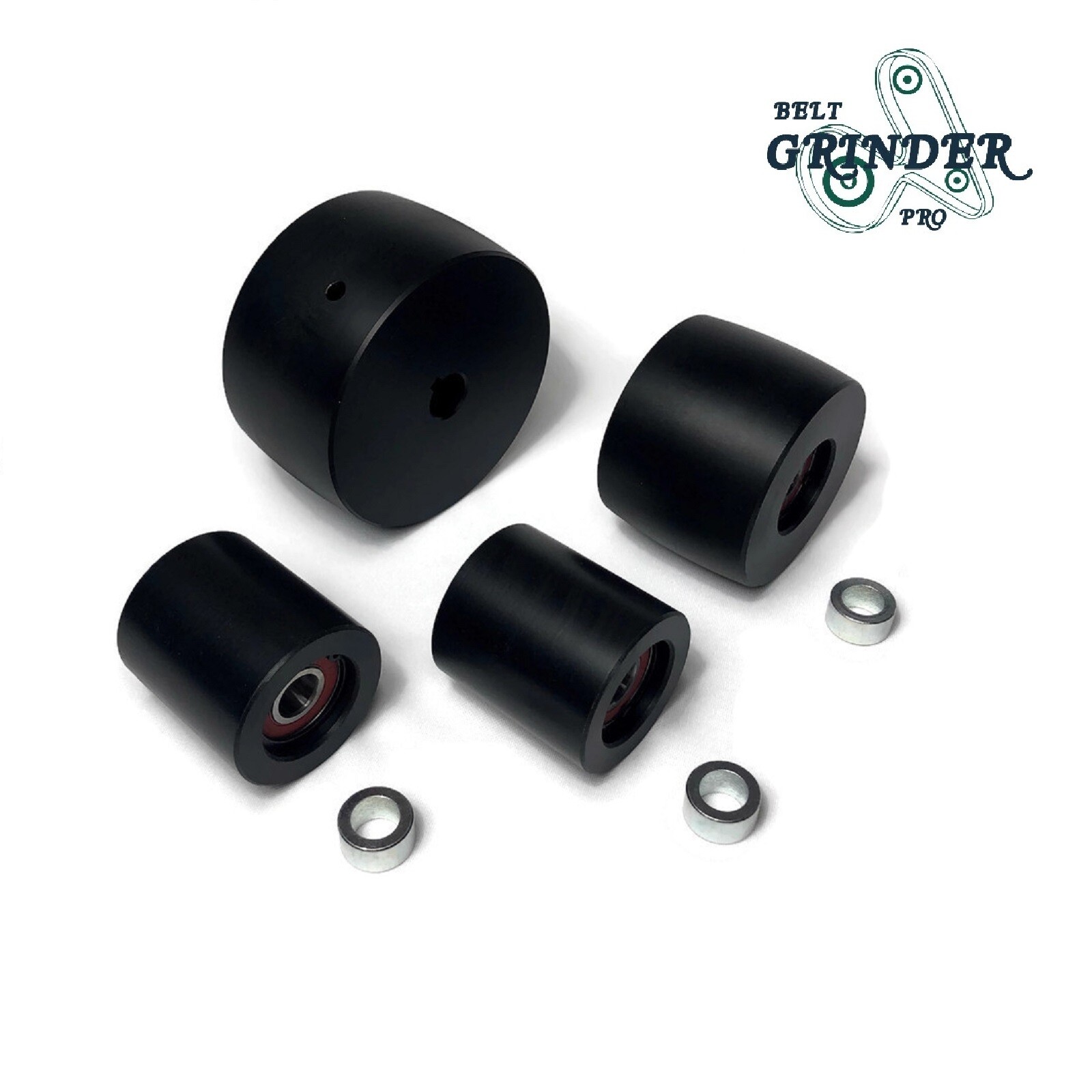 Belt Grinder 2″x72″ Polyacetal (Delrin) Whee 4″Drive 5/8″ bore 3″ track 2″ Idler