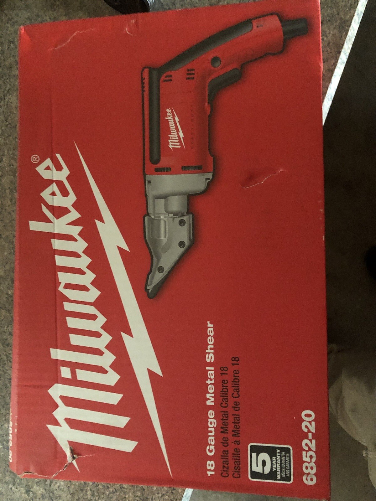 Milwaukee 6852-20 18-Gauge Shear – Red