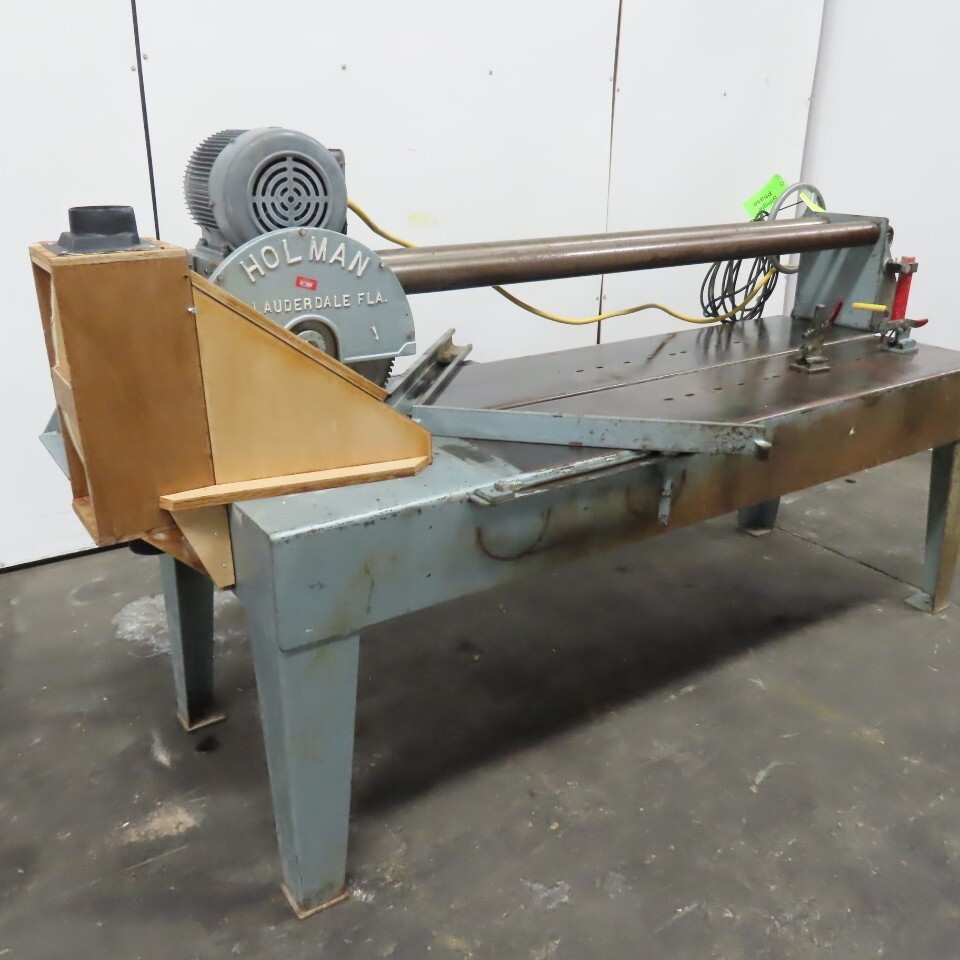 Holman 16″ Manual Countertop Panel Bridge Saw 60″ Cut 3Hp 115/230V Single Phase